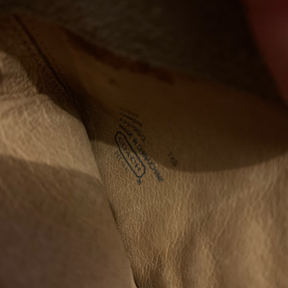 Coach fringe tan suede leather booties - Picture 4 of 5